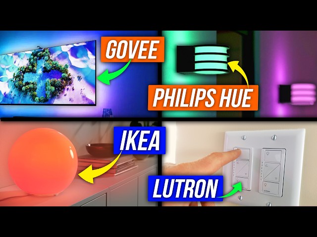 Philips Hue vs Govee vs Ikea vs Lutron - Which is The Best Smart Lighting?