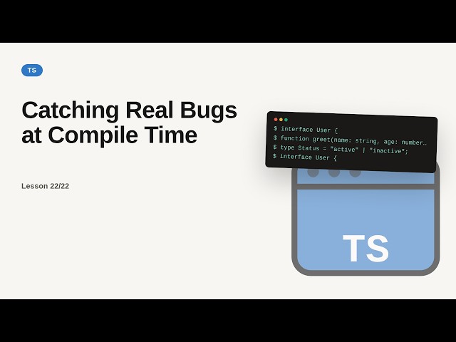 Catching Real Bugs at Compile Time | TypeScript Error Handling Tutorial