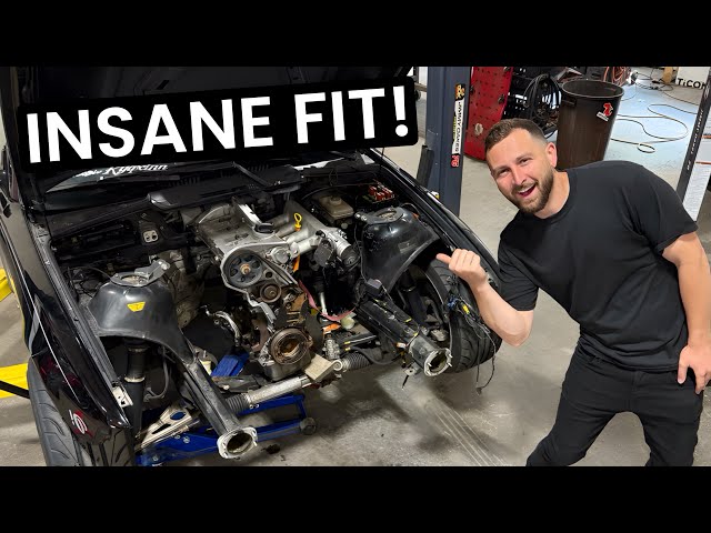 FITTING the MOST AFFORDABLE engine swap into a E36!!