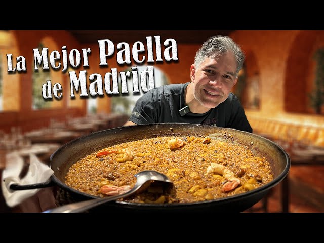 The BEST PAELLA in MADRID