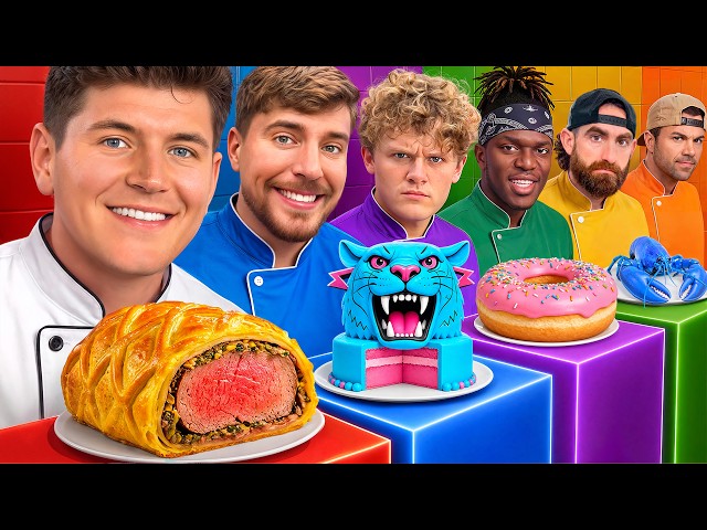 100 YouTubers vs 1 Chef