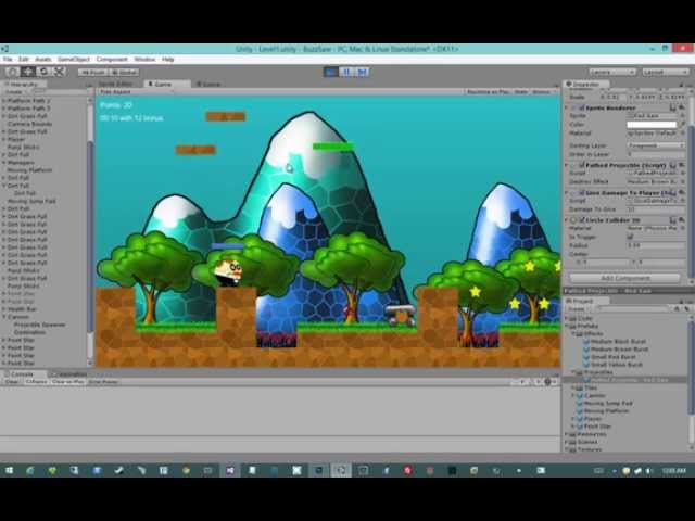 Creating 2D Games in Unity 4.5 #25 - Pathed Projectile Effects