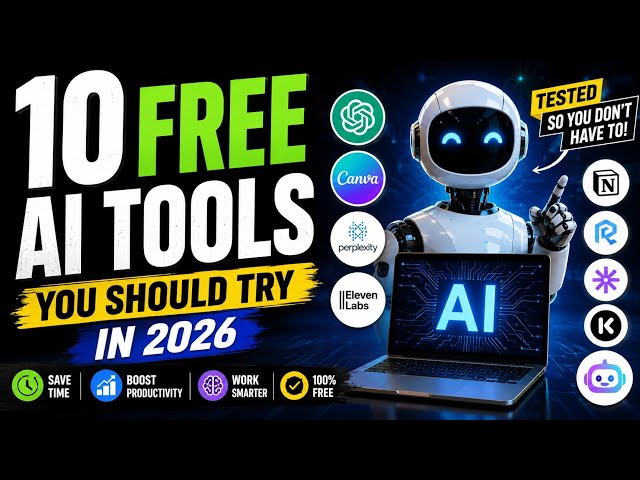 I Tested 10 FREE AI Tools So You Don’t Have To (2026).