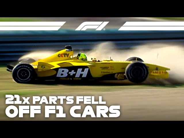 21 Times F1 Cars Disintegrated