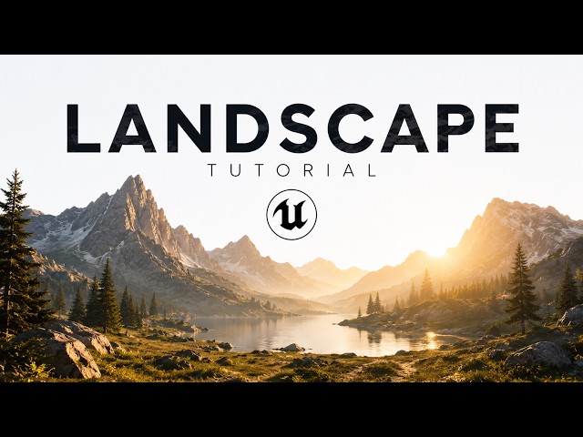 How to create Landscapes in Unreal Engine 5 | Beginner Tutorial