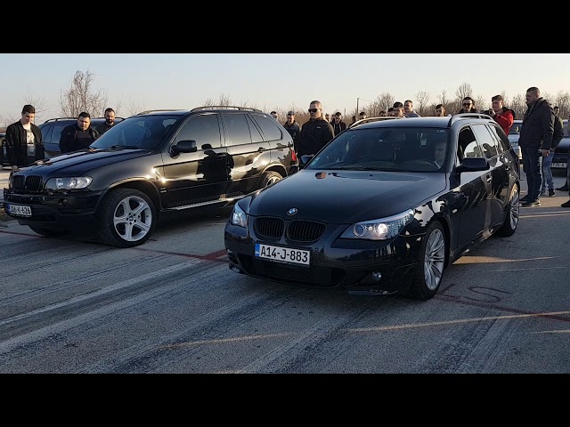 BMW X5  4,4 vs BMW E61 530d