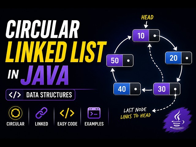 Circular Linked List in Java | Complete Tutorial with Easy Examples | Data Structures