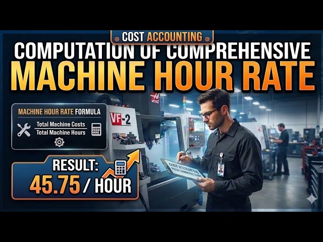 COMPUTATION OF COMPREHENSIVE MACHINE HOUR RATE