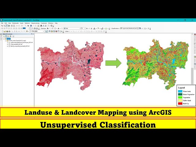 Unsupervised Classification | LULC Mapping in ArcGIS