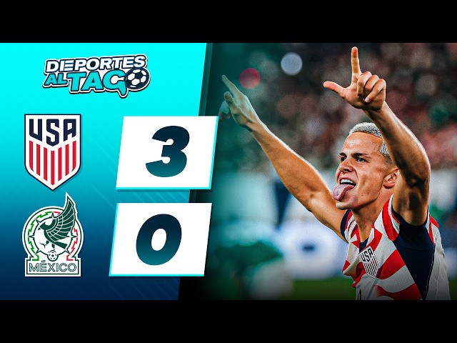✅ RAFAEL MÁRQUEZ sigue SIN GANAR en MÉXICO que PERDIÓ 3-0 contra ESTADOS UNIDOS en un AMISTOSO