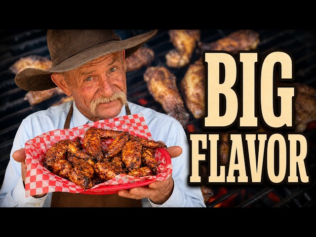 Chicken Wings with a Cowboy Cider Mop Sauce - Better Than Buffalo!