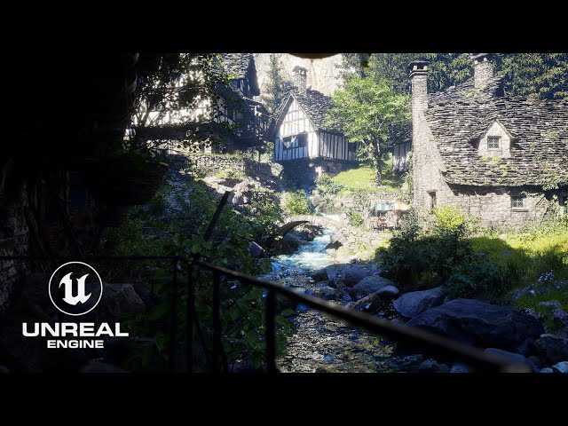 UE5 Environment Art "Cliffwood Village"