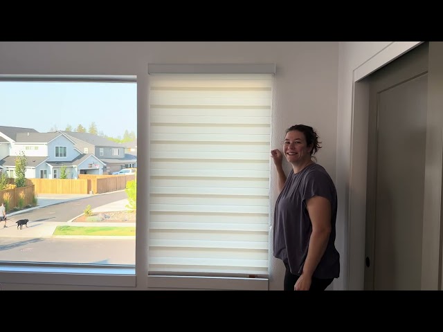 I Didn't Expect To Love These Zebra Blinds As Much As I Do #blinds #windowblinds #windowblind