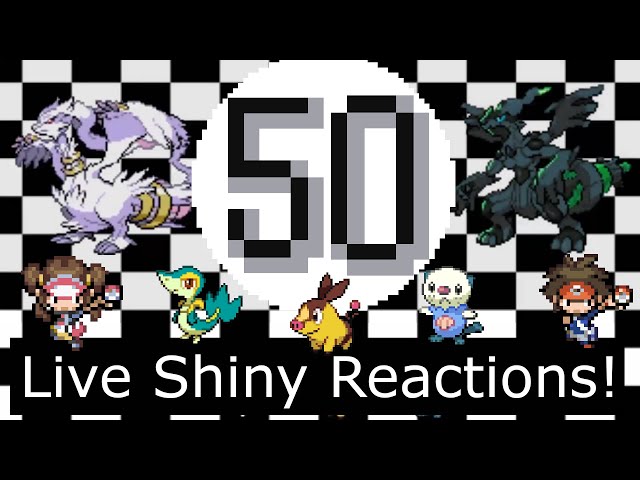 50 Live Full Odds Shiny Pokemon (+15 phases)! ~ Unova Shiny Living Dex Compilation 1