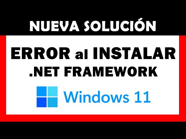 💥 How to INSTALL .NET FRAMEWORK 3.5 on WINDOWS 11 if it gives an ERROR | How to install WITHOUT I...