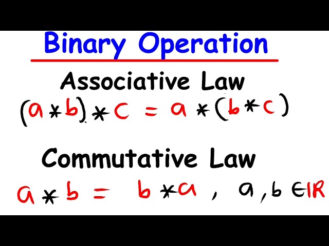 Binary Operations Complete Review