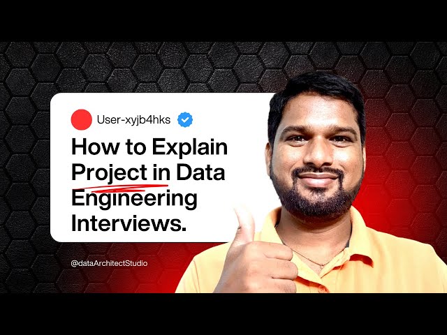 How to Explain Project in data engineering Interviews || what cross questions can be expected ?