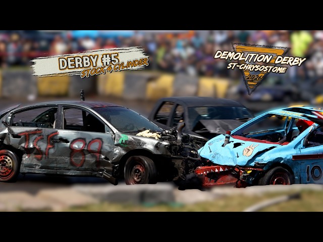 Demolition Derby - St-Chrysostome 2026 -  Stock 4 CYLINDER  (heat #5)