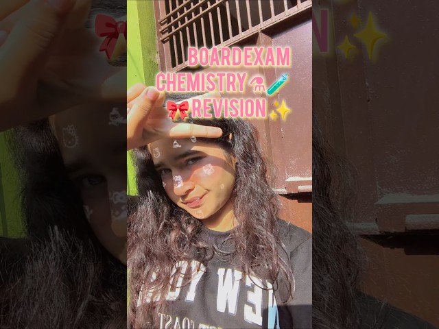 chemistry ko khatm Krna h🧪⚗️👋 ||Aveera pawar||#ytshorts #boardexam #chemistryclass12
