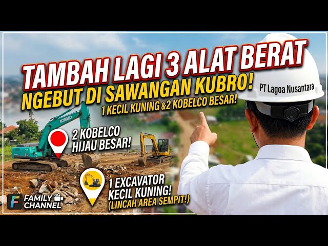 3 More Heavy Machines Rushed to Sawangan Kubro! President Director Inspects Directly