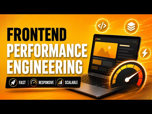 Frontend Performance Engineering | Building Fast, Responsive, and Scalable Web Applications | Uplatz