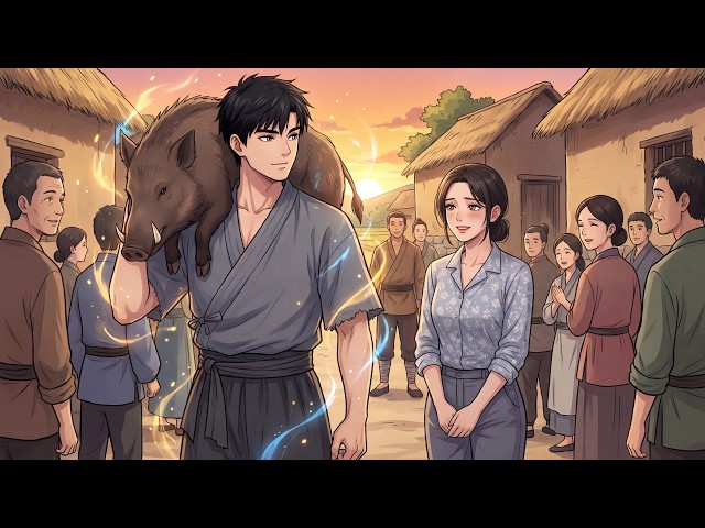 They laughed at my hunting skills—until I hauled back a wild boar and earned a smile from the widow.