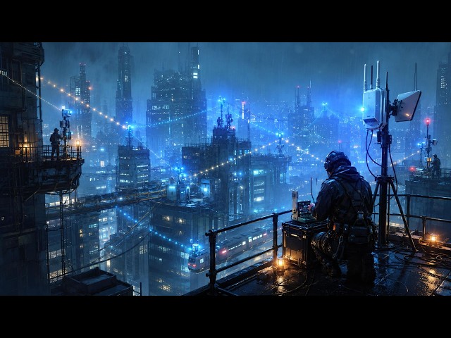 Emergency Mesh — Cyberpunk Coding Music for Deep Work