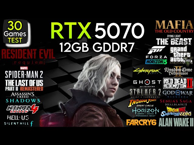 RTX 5070 Tested in 30 Games (2026) | Ultimate Benchmark 🚀