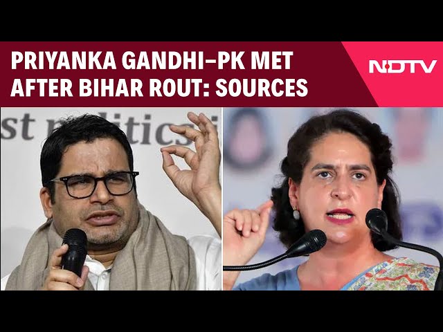 Prashant Kishor News | Priyanka Gandhi-Prashant Kishor Met After Bihar Rout, For Hours: Sources