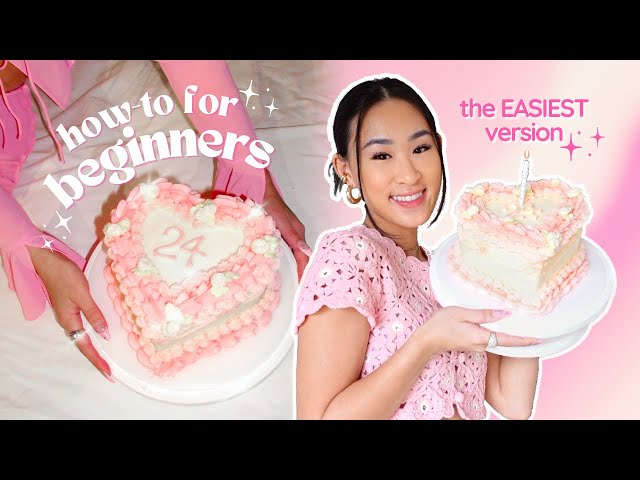 HOW TO MAKE THE VIRAL PINTEREST HEART CAKE