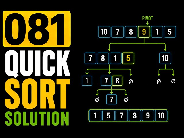 081 | Quick Sort Solution
