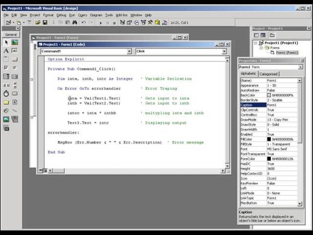 Part 11: Visual Basic 6.0 Tutorial in Malayalam