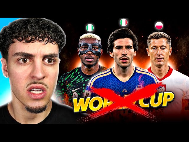 Top 10 Countries MISSING World Cup 2026!