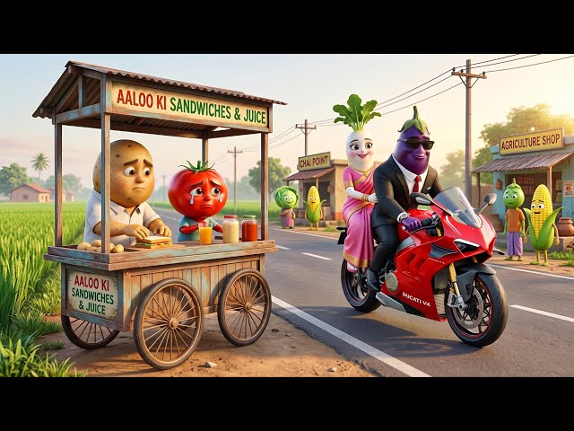 Poor Potato Betrayed by His Wife, Then Became a Millionaire Owner | Vegetable Cartoon Story
