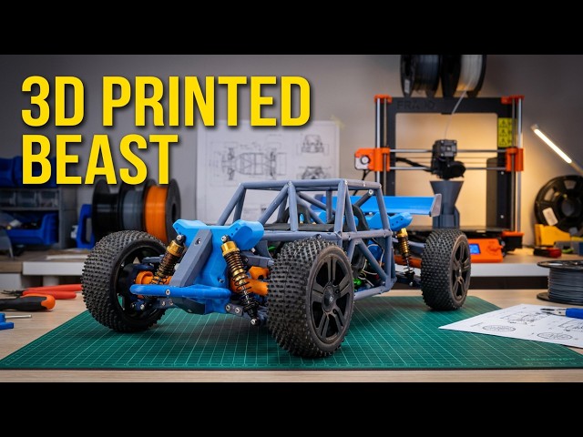 4x4 RC BUGGY 1/8 | Best 3D-PRINTED design ever??
