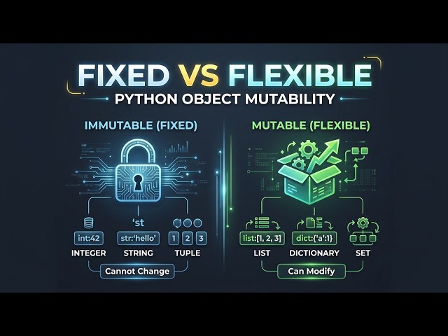 13 Python Mutability vs Immutability Explained | Lists, Tuples, Strings & More