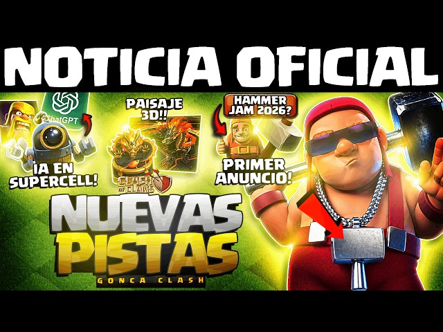 🚨 MARTILLOMANÍA 2026 APARECE en un ANUNCIO OFICIAL + NUEVO PAISAJE 3D y ¡SUPERCELL CONFIRMA la IA!