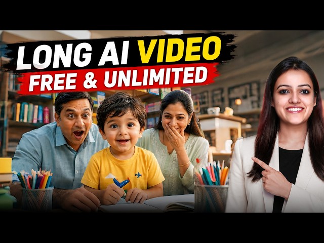 Make AI Videos FREE🔥 Long (15 Mins) + Realistic + Dialogues✨AI Video kaise banaye🔥AI Video Generator