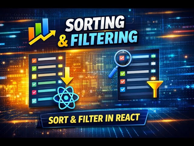 Sorting & Filtering in React