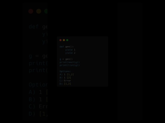 Python Generators Explained Step by Step
