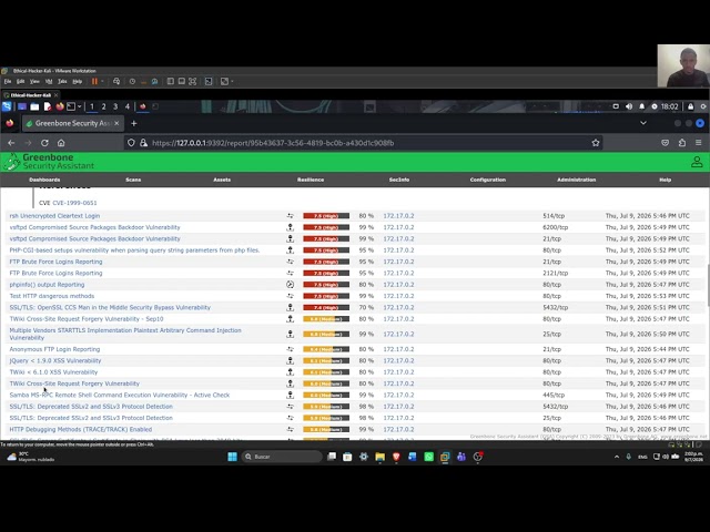6 1 8 Lab - Using the GM Vulnerability Scanner