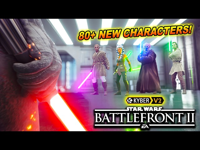 This Adds 80+ NEW HEROES To Battlefront 2 And Its INSANE! (Battlefront Expanded)