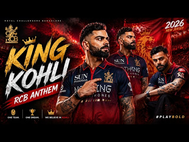Virat Kohli RCB Anthem 2026 | Ee Sala Cup Namde | Royal Challengers Bengaluru Song