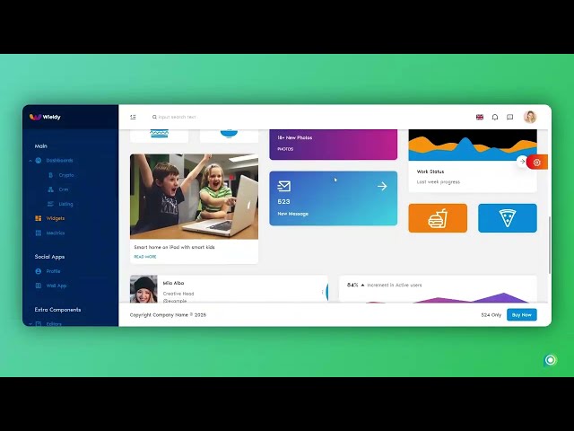 Ready to use UI components by Wieldy -The best react admin template 2025 powered by Ant Design