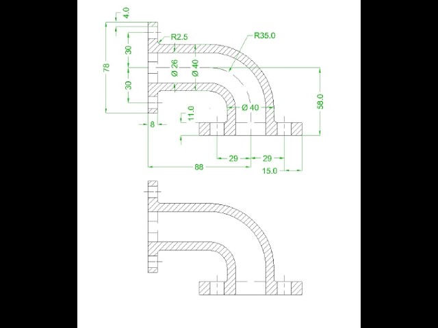 AutoCAD 2D Drawing Tutorial for Beginners - 69 | Step-by-Step Practice