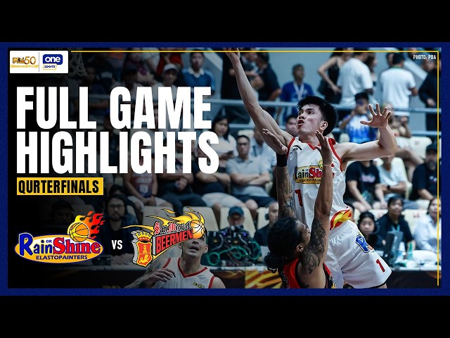 SAN MIGUEL vs RAIN OR SHINE | FULL GAME HIGHLIGHTS | PBA SEASON 50 COMMISSIONER’S CUP