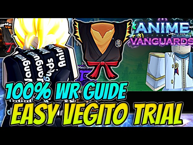 NEW Goku (VEGITO) Trial *EASY* Guide In Anime Vanguards Update 14.5 Part 2