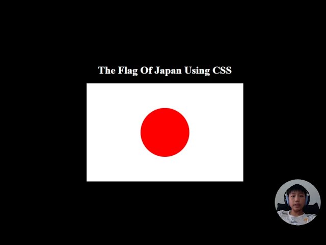 Creating The Flag Of Japan Using CSS
