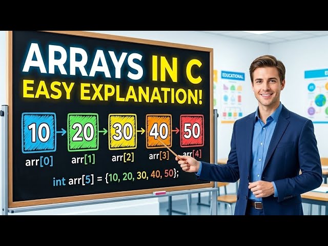 What is an Array in C? | Learn Arrays in Simple words| C Programming for Beginners