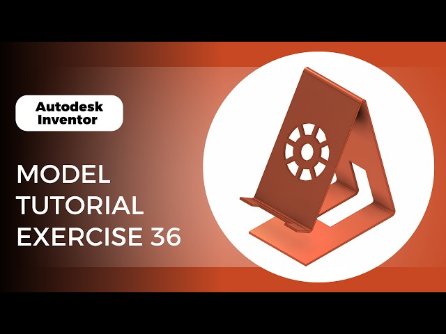 Autodesk Inventor Exercise 36 Tutorial | Step-by-Step Beginner Practice (2026)